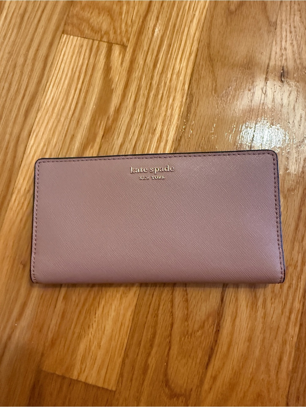kate spade Blush Pink Saffiano Continental Wallet